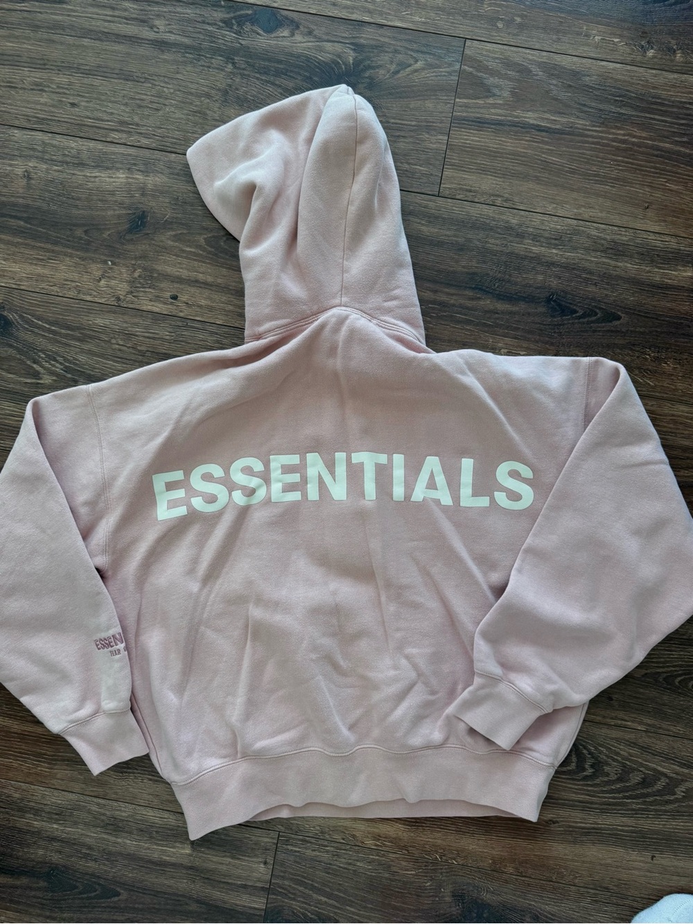 Fear of God Essentials 3M Blush Pink Hoodie XS